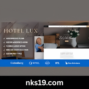 Hotel Lux Theme GPL v1.3.3 – Resort and SPA WordPress Websites