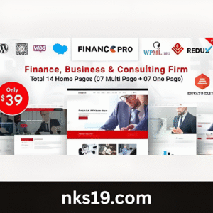 Finance Pro Theme GPL v2.1.0 – Business & Consulting WordPress Theme
