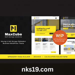 MaxCube Theme GPL v1.3.1 – Moving & Self Storage Relocation Business WordPress Theme