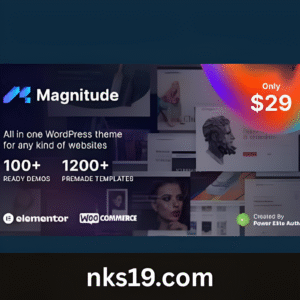 Magnitude Theme GPL v1.0.2 – Multi-Purpose Elementor Website & eCommerce Builder WordPress Theme