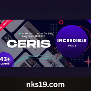 Ceris Theme GPL v5.4 – Magazine & Blog WordPress Theme
