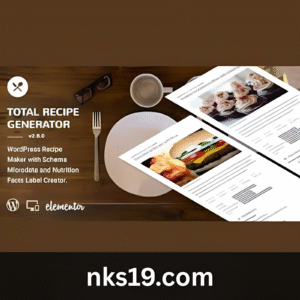 Total Recipe Generator GPL v3.1.0 – WordPress Recipe Maker with Schema and Nutrition Facts (Elementor addon)