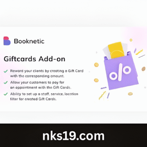 Giftcards for Booknetic Addon GPL v1.1.3