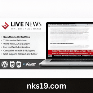 Live News GPL v2.18 – Real Time News Ticker Plugin