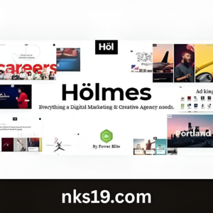 Holmes Digital Agency Theme GPL v1.5