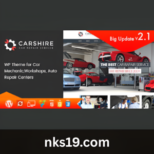 Car Shire Theme GPL v3.5 – Auto Mechanic and Repair WP website