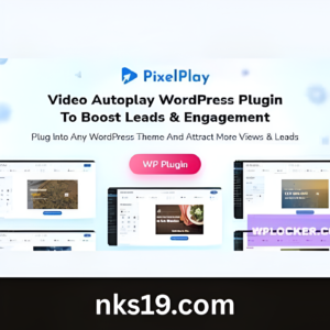 PixelPlay WordPress Plugin GPL v1.0.0 – Video Autoplay And Thumbnail Overlay