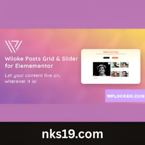 Wiloke Posts Grid & Slider for Elementor GPL v1.0.0