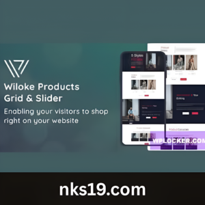 Wiloke Products Grid and Slider for Elementor GPL v1.0.0
