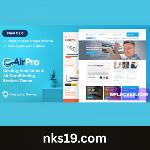 AirPro Theme GPL v2.6.16 – Heating and Air conditioning WordPress Theme for Maintenance Services