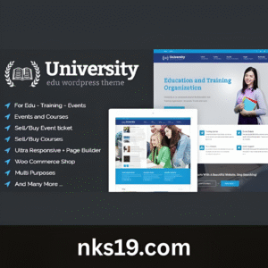 University Theme GPL v2.1.6.1 – Education, Event and Course