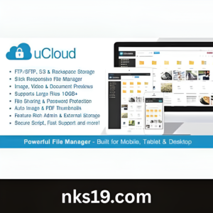 uCloud GPL v2.1.0 – File Hosting Script – Securely Manage, Preview & Share Your Files