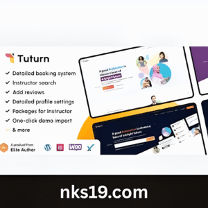 Tuturn Theme GPL v2.9 – Online Tutors MarketPlace WordPress Theme