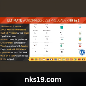 Ultimate WordPress Preloader GPL v1.1.1 – 99 CSS3 Preloaders