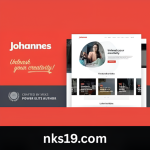 Johannes Theme GPl v1.4.1 – Multi-Concept Personal Blog & Magazine WordPress Theme